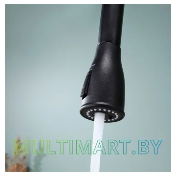 Смеситель Paulmark Lange La214212-418 (черный металлик) картинка 8